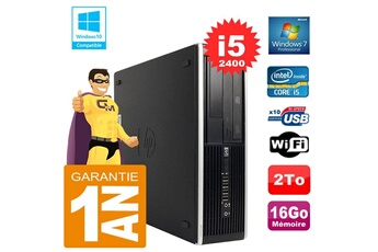 Pc De Bureau Hp Pc Hp Compaq 8300 Sff Core I5-2400 Ram 16Go Disque 2 To Graveur Dvd Wifi W7