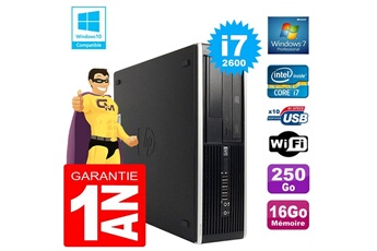 PC De Bureau HP PC HP Compaq 8300 Sff Core i7-2600 Ram 16Go Disque 250 Go Graveur Dvd WiFi W7
