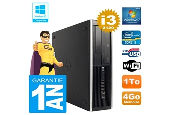 PC De Bureau HP PC HP Compaq 8300 Sff Core I3-2120 Ram 4Go Disque 1 To Graveur Dvd WiFi W7