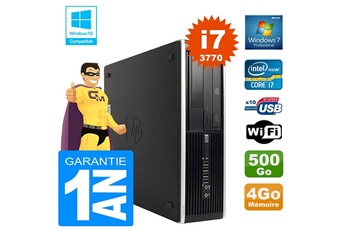 PC De Bureau HP PC HP Compaq 8300 Sff Core i7-3770 Ram 4Go Disque 500 Go Graveur Dvd WiFi W7