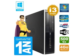 PC De Bureau HP PC HP Compaq 8300 Sff Core I3-2120 Ram 4Go Disque 500 Go Graveur Dvd WiFi W7