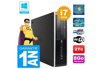 PC De Bureau HP PC HP Compaq 8300 Sff Core i7-2600 Ram 8Go Disque 2 To Graveur Dvd WiFi W7