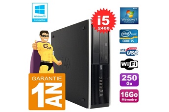 PC De Bureau HP PC HP Compaq 8300 Sff Core i5-2400 Ram 16Go Disque 250 Go Graveur Dvd WiFi W7