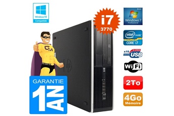 PC De Bureau HP PC HP Compaq 8300 Sff Core i7-3770 Ram 4Go Disque 2 To Graveur Dvd WiFi W7