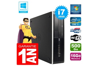 PC De Bureau HP PC HP Compaq 8300 Sff Core i7-2600 Ram 16Go Disque 500 Go Graveur Dvd WiFi W7