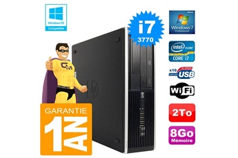 PC De Bureau HP PC HP Compaq 8300 Sff Core i7-3770 Ram 8Go Disque 2 To Graveur Dvd WiFi W7