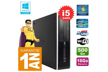 PC De Bureau HP PC HP Compaq 8300 Sff Core i5-2400 Ram 16Go Disque 500 Go Graveur Dvd WiFi W7