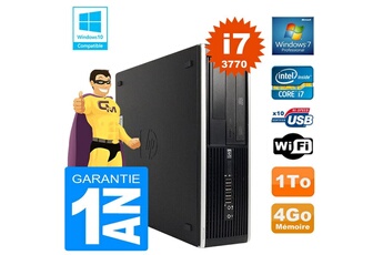 PC De Bureau HP PC HP Compaq 8300 Sff Core i7-3770 Ram 4Go Disque 1 To Graveur Dvd WiFi W7