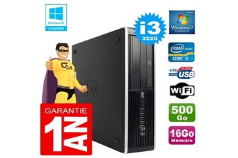 PC De Bureau HP PC HP Compaq 8300 Sff Core I3-3220 Ram 16Go Disque 500 Go Graveur Dvd WiFi W7