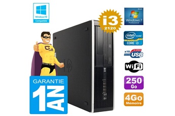 PC De Bureau HP PC HP Compaq 8300 Sff Core I3-2120 Ram 4Go Disque 250 Go Graveur Dvd WiFi W7