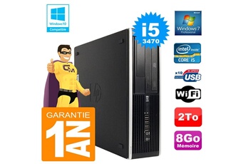 Pc De Bureau Hp Pc Hp Compaq 8300 Sff Core I5-3470 Ram 8Go Disque 2 To Graveur Dvd Wifi W7