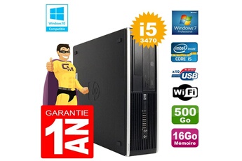 PC De Bureau HP PC HP Compaq 8300 Sff Core i5-3470 Ram 16Go Disque 500 Go Graveur Dvd WiFi W7