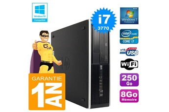 PC De Bureau HP PC HP Compaq 8300 Sff Core i7-3770 Ram 8Go Disque 250 Go Graveur Dvd WiFi W7