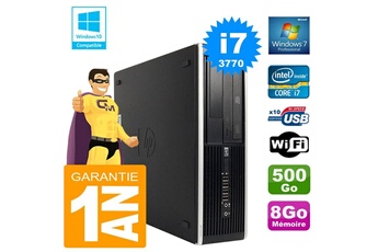 PC De Bureau HP PC HP Compaq 8300 Sff Core i7-3770 Ram 8Go Disque 500 Go Graveur Dvd WiFi W7