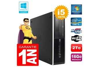 PC De Bureau HP PC HP Compaq 8300 Sff Core i5-3470 Ram 16Go Disque 2 To Graveur Dvd WiFi W7