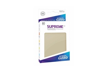 Carte à collectionner Ultimate Guard Ultimate guard - 80 pochettes supreme ux sleeves taille standard sable