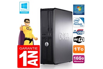 PC De Bureau Dell PC Dell 780 Dt Intel E5300 Ram 16Go Disque 1 To Graveur Dvd WiFi W7