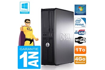 PC De Bureau Dell PC Dell 780 Dt Intel E5300 Ram 4Go Disque 1 To Graveur Dvd WiFi W7