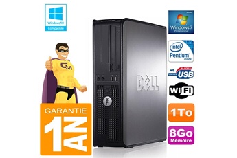 PC De Bureau Dell PC Dell 780 Dt Intel E5300 Ram 8Go Disque 1 To Graveur Dvd WiFi W7