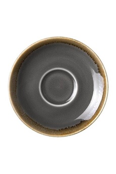 vaisselle olympia soucoupe espresso grise - 115 mm