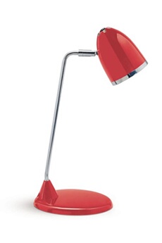 lampe de bureau maul lampe fluo charly rouge -
