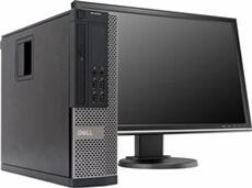 PC Optiplex 7010 SFF Intel Pentium G870 3.1 GHz 8Go 2To HDD Ecran 19 Microsoft Windows 7