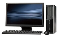 PC Compaq 6200 Pro SFF Intel Core i3 2100 3.1 GHz 16Go 240Go SSD Ecran 19 Wifi Microsoft Windows 7