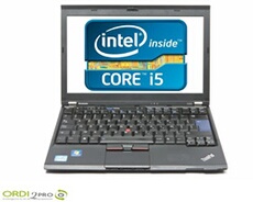 Ordinateur / PC Portable ThinkPad X220 Intel Core i5 2520M 2.5GHz 8Go 240Go SSD 12.5 Microsoft Windows 7