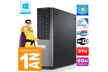 PC De Bureau Dell PC Dell 7010 Dt Intel G840 Ram 8Go Disque 2 To WiFi W7