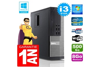 PC De Bureau Dell PC Dell 990 Sff Core I3-2120 Ram 8Go Disque 500 Go WiFi W7
