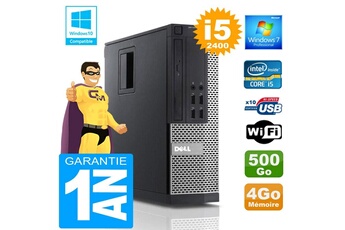 PC De Bureau Dell PC Dell 990 Sff Core i5-2400 Ram 4Go Disque 500 Go WiFi W7