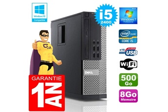 PC De Bureau Dell PC Dell 990 Sff Core i5-2400 Ram 8Go Disque 500 Go WiFi W7