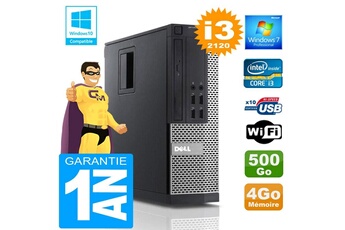 Pc De Bureau Dell Pc Dell 990 Sff Core I3-2120 Ram 4Go Disque 500 Go Wifi W7