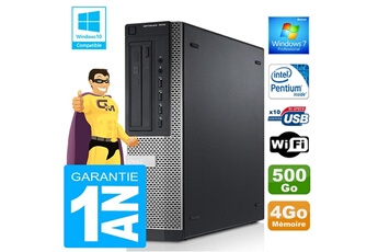 PC De Bureau Dell PC Dell 7010 Dt Intel G840 Ram 4Go Disque 500 Go WiFi W7