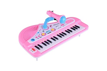 Jeu éducatif musical Wewoo Jeux musicaux clavier d'orgue électronique 37 touches piano avec supports et microphone