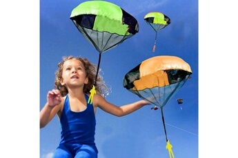 Autre jeux éducatifs et électroniques Wewoo Jeux d'éveil extérieur pour enfants couleur aléatoire jeter à la main mini jouer parachute parachutiste plein air jouets éducatifs avec figure soldat