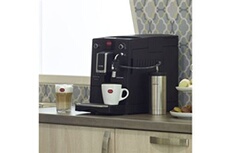 Cafe Romatica 6 Series NICR 660 - Machine à café automatique avec mousseur à lait - 15 bar - noir mat/chrome