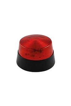 lampe de lecture perel flash stroboscopique a led - rouge - 12 vcc - ø 77 mm