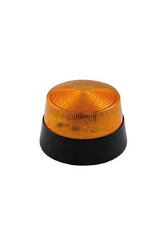 lampe de lecture perel flash stroboscopique a led - ambre - 12 vcc - ø 77 mm