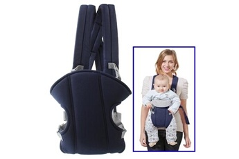Porte-Bébés Wewoo Porte bébé sac à dos transport sécurité multiposition bleu