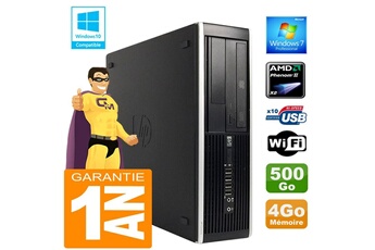 PC De Bureau HP PC HP Compaq 6005 Pro Sff Amd Phenom II Ram 4Go Disque 500Go Graveur Dvd WiFi W7