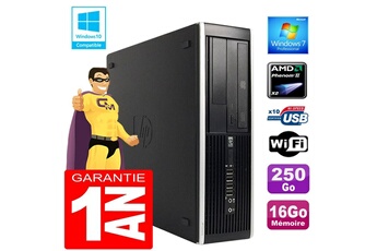Unité Centrale Hp Pc Hp Compaq 6005 Pro Sff Amd Phenom Ii Ram 16Go Disque 250Go Graveur Dvd Wifi W7