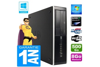 Unité Centrale Hp Pc Hp Compaq 6005 Pro Sff Amd Phenom Ii Ram 8Go Disque 500Go Graveur Dvd Wifi W7