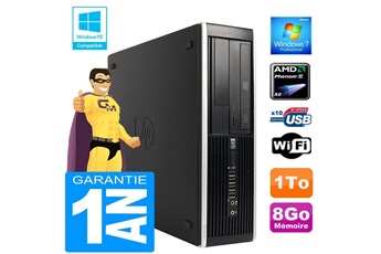 Unité Centrale Hp Pc Hp Compaq 6005 Pro Sff Amd Phenom Ii Ram 8Go Disque 1 To Graveur Dvd Wifi W7