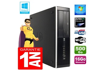 Unité Centrale Hp Pc Hp Compaq 6005 Pro Sff Amd Phenom Ii Ram 16Go Disque 500Go Graveur Dvd Wifi W7
