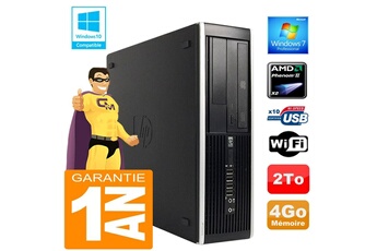 PC De Bureau HP PC HP Compaq 6005 Pro Sff Amd Phenom II Ram 4Go Disque 2 To Graveur Dvd WiFi W7