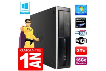 Unité Centrale Hp Pc Hp Compaq 6005 Pro Sff Amd Phenom Ii Ram 16Go Disque 2 To Graveur Dvd Wifi W7