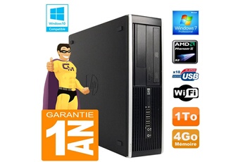 PC De Bureau HP PC HP Compaq 6005 Pro Sff Amd Phenom II Ram 4Go Disque 1 To Graveur Dvd WiFi W7