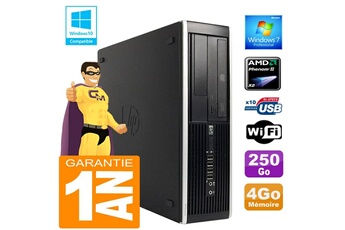 PC De Bureau HP PC HP Compaq 6005 Pro Sff Amd Phenom II Ram 4Go Disque 250Go Graveur Dvd WiFi W7
