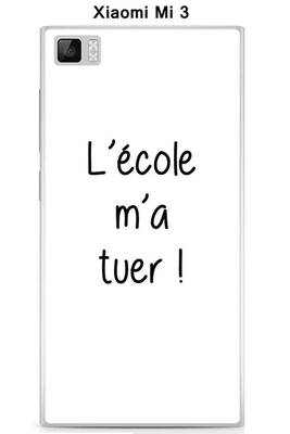 Coque Smartphone Onozo Coque Citation L 39 Ecole Pour Xiaomi Mi 3 Darty